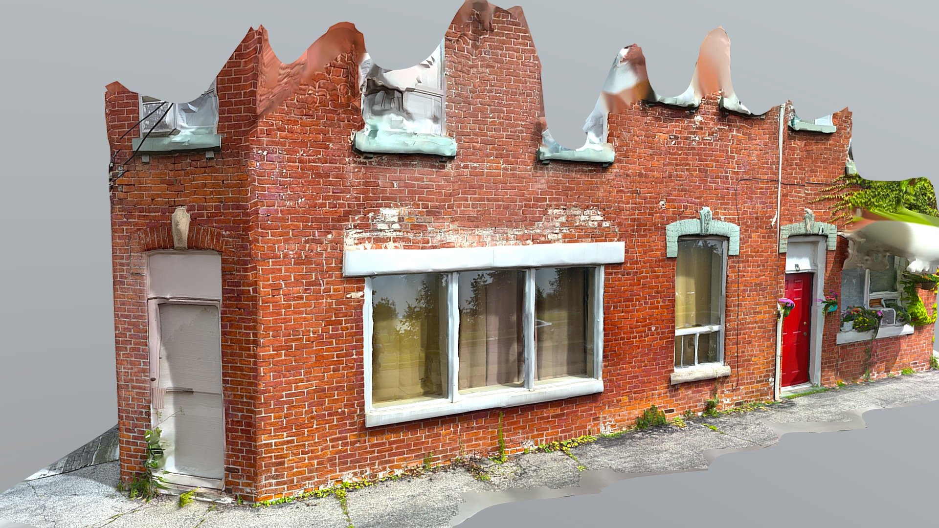 Apartment Front on Locke Street Download Free 3D model by Hamilton