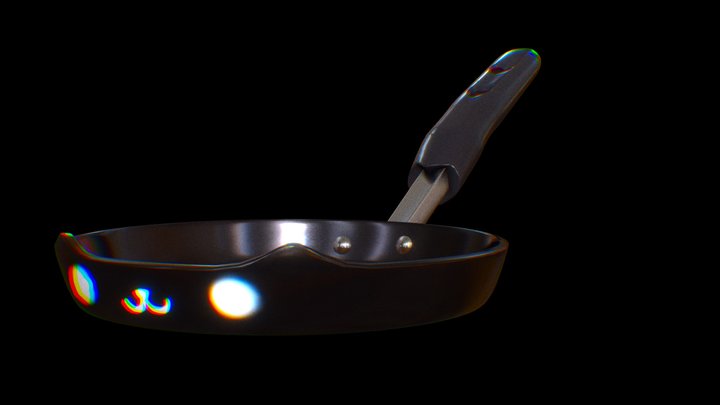 Cat Pan 3D Model