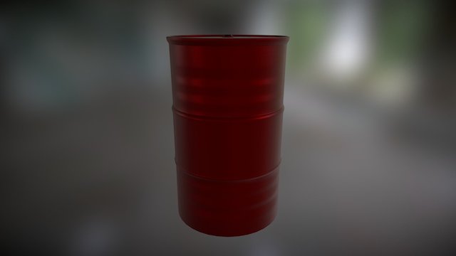 Red Barrel NEW 3D Model