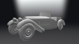 HRG Sports Car 1948 3D Model