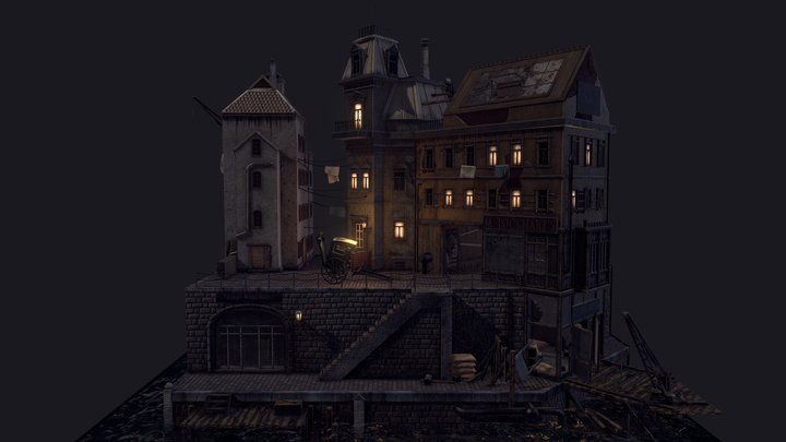 London diorama 3D Model