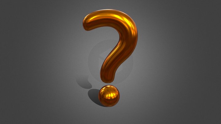Quest mark _ Anil – Gratis 3D-model STL