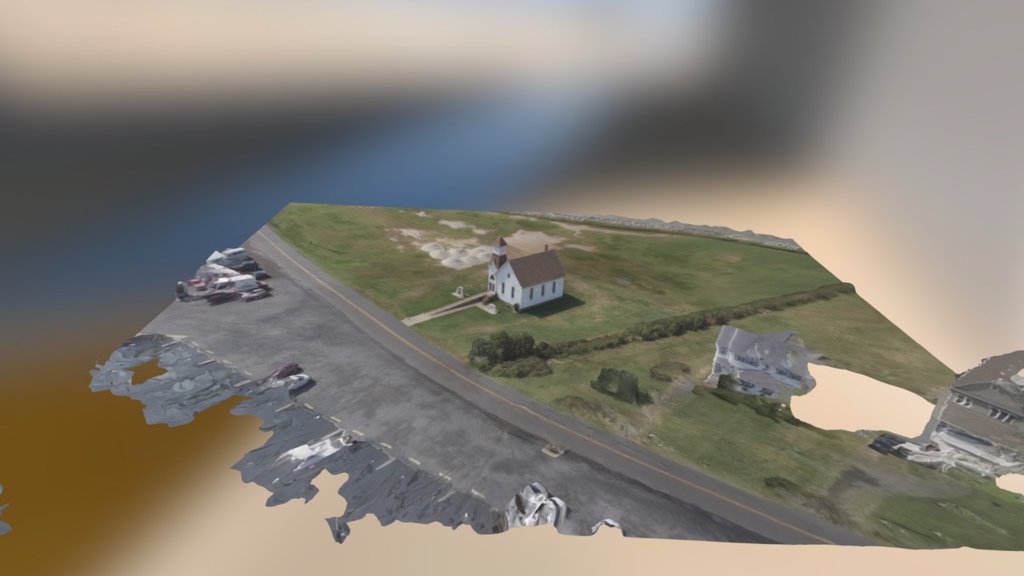 hoopers island church 3D model by MidAtlantic Aerial (dmbuttsva