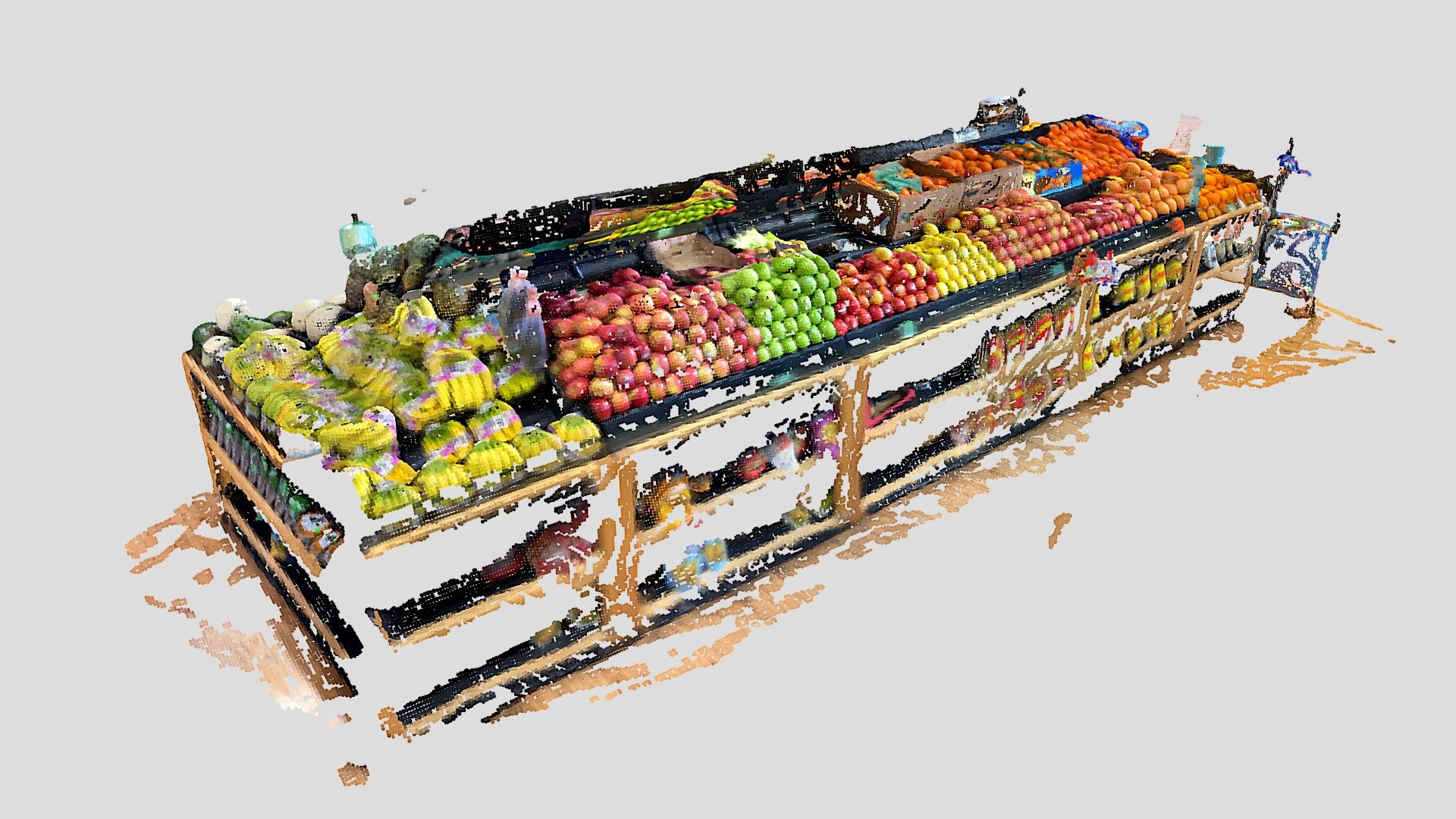 Day 44: Fruit shelves w/ Everypoint - 1scanaday