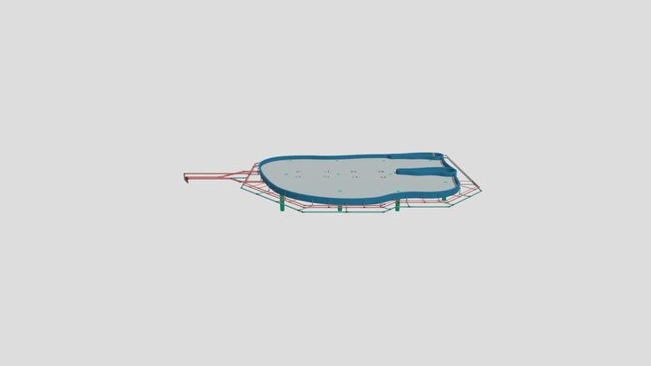 PISCINA INFANTIL 3D Model