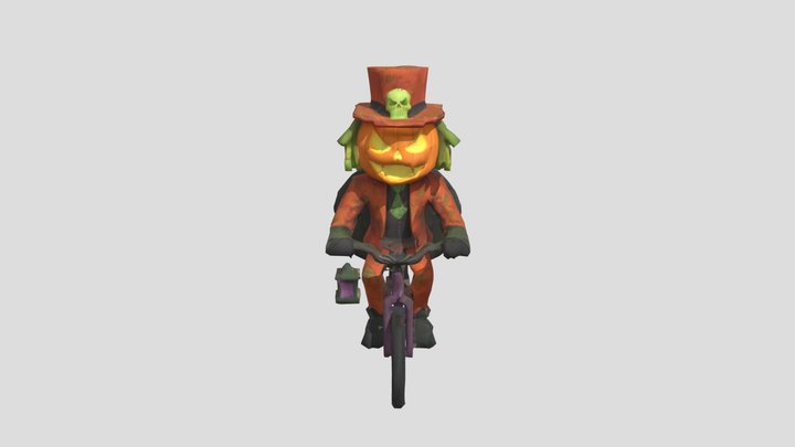 Pumpkin Rider 3D Model