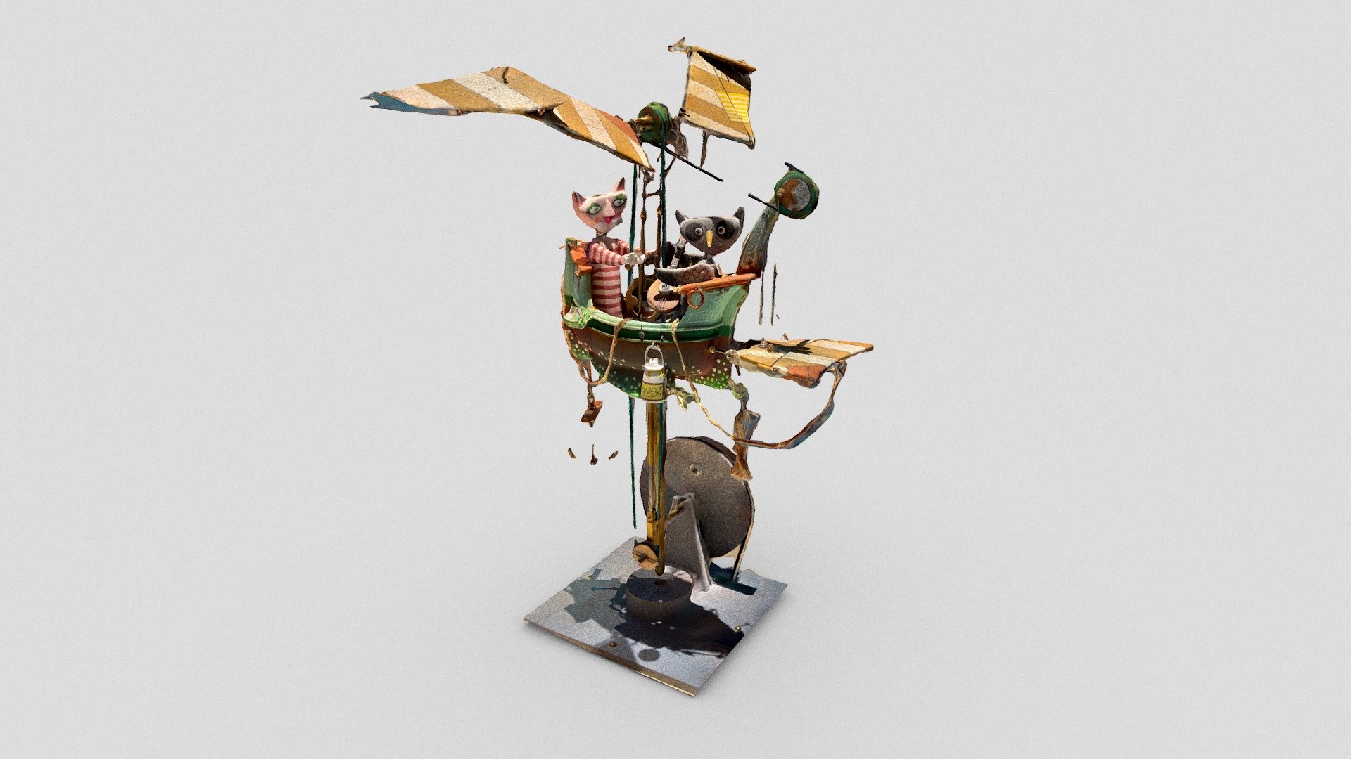 Day 304: Flying boat with cats, SF Exploratorium