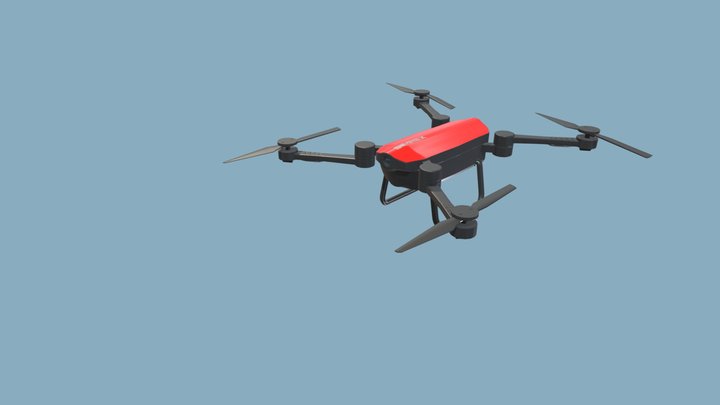 Drone: Simrex X900 3D Model