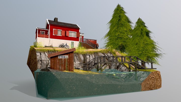 By the Ocean (DAE 3D exam) 3D Model