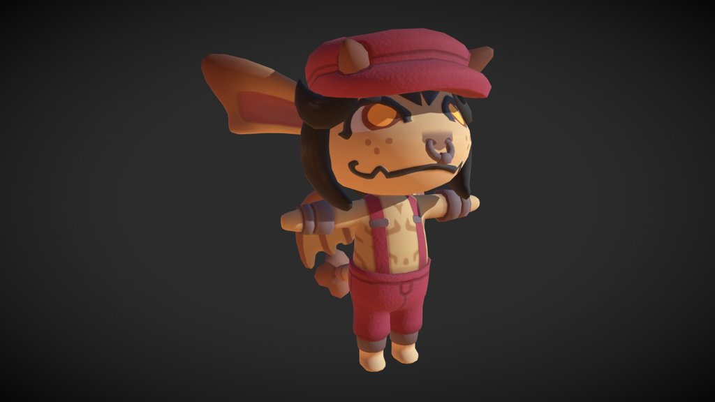 Ivy Deadlock in Animal Crossing style