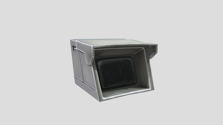 Retro sci-fi monitor - Baltica VR (Quest 2) 3D Model
