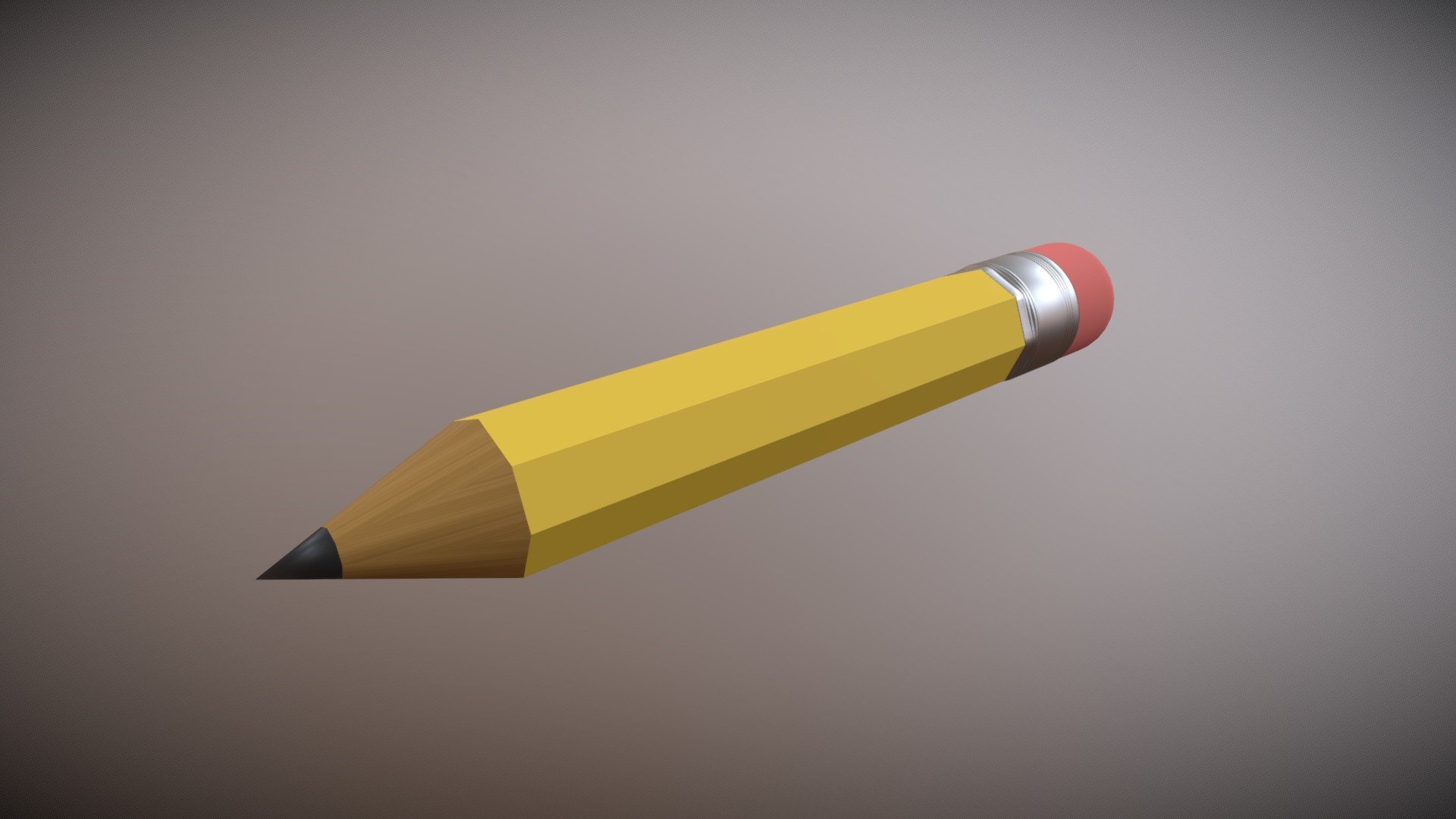 Pencil for Blender free VR / AR / low-poly 3D model