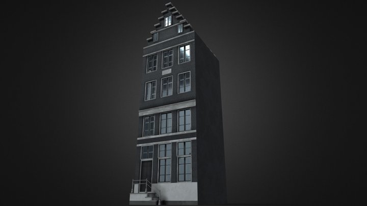 Amsterdam Building The Netherlands 3D Model