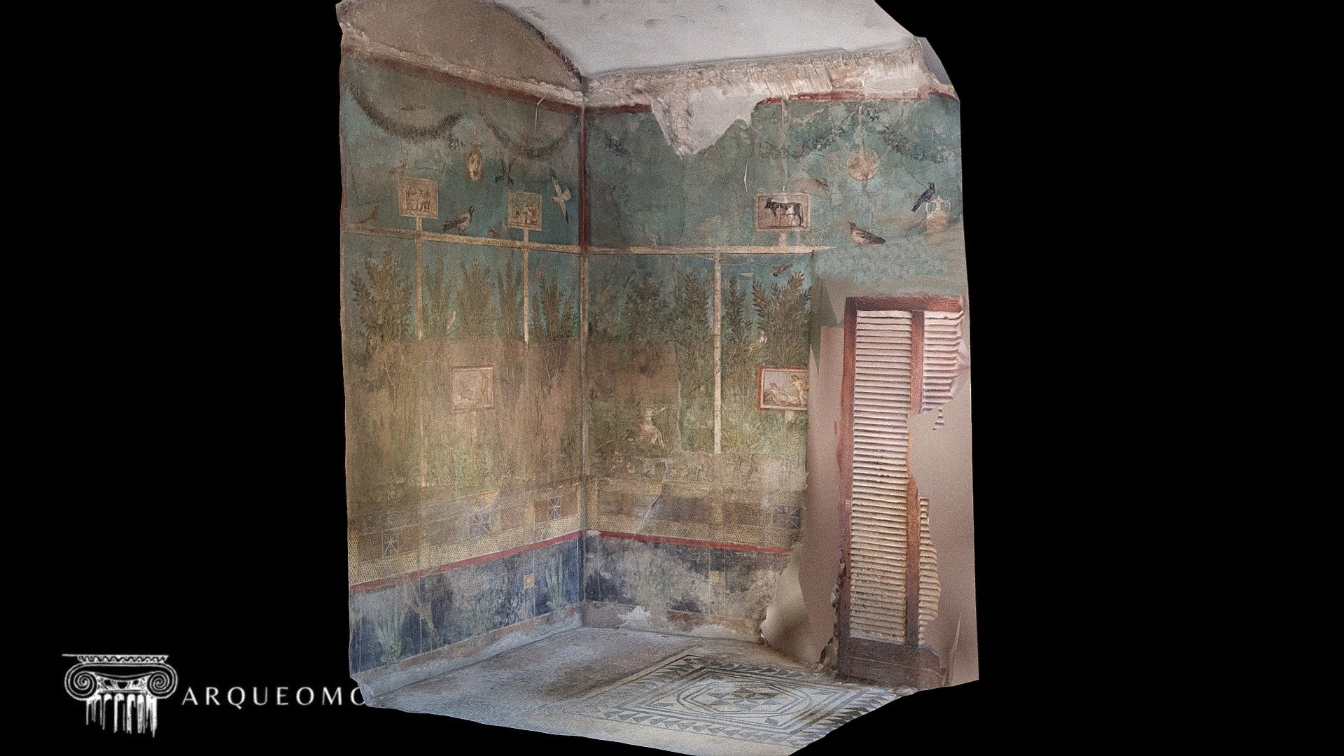 BLUE ROOM POMPEII (RETOPOLOGY)