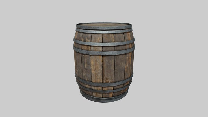 Barrel 3D Model