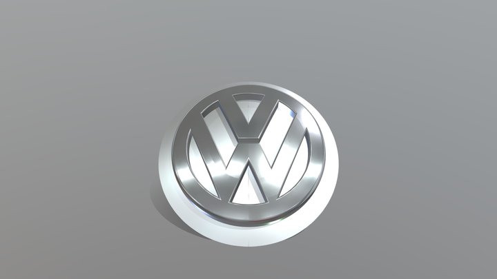 Volkswagen Logo 3D Model