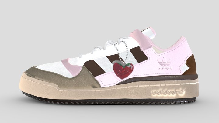 Adidas 'Chocolate to My Strawberry' sneaker 3D Model