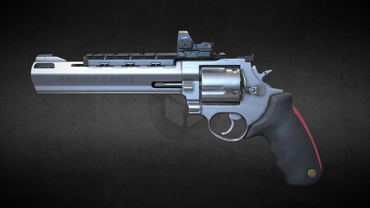 Taurus Raging Bull .454 Casull 3D Model