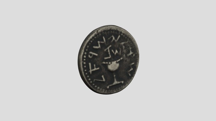Silver Shekel 3D Model