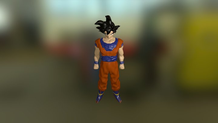 Goku 3D Model