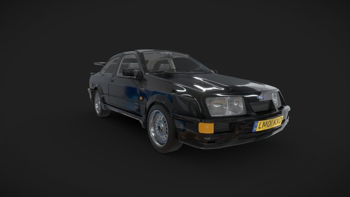 Ford Sierra Cosworth RS500 3D Model