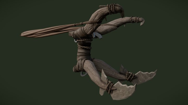 Blastsling Horizon Fan Art 3D Model