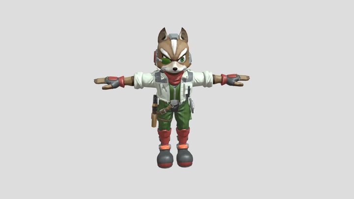 chameleon (fox form (SSBWU)) 3D Model