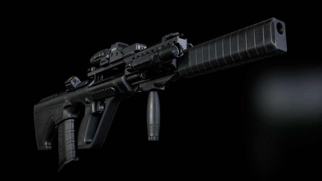 Steyr AUG A3 - 3D model by krovash [4cea993] - Sketchfab