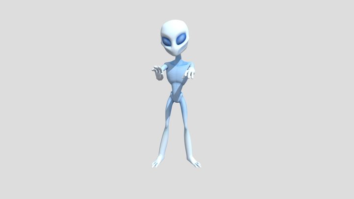 Alien Robot Hip Hop Dance 3D Model