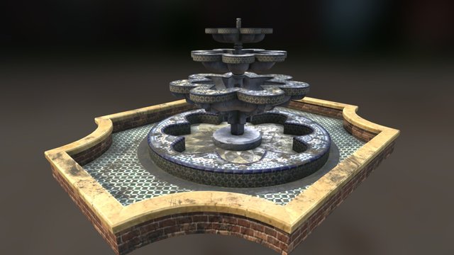 Arabic old fountaine 3D Model