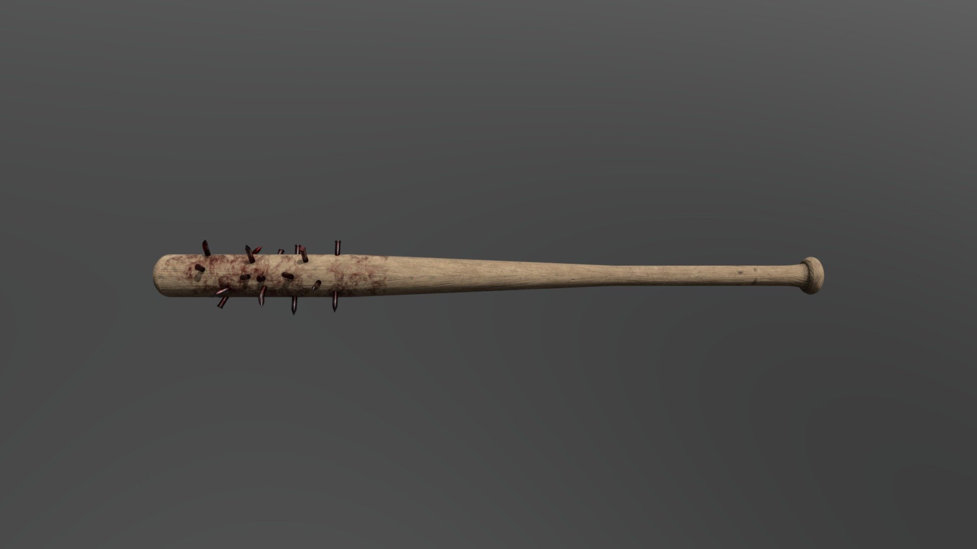 Spiked Baseball Bat Bloodied