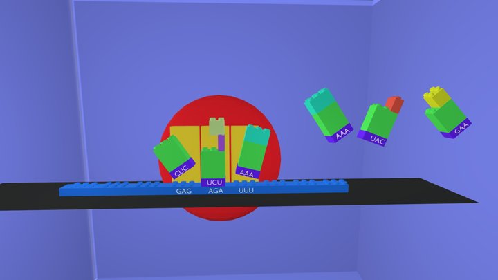 Unit 2 model of translation using lego bricks 3D Model