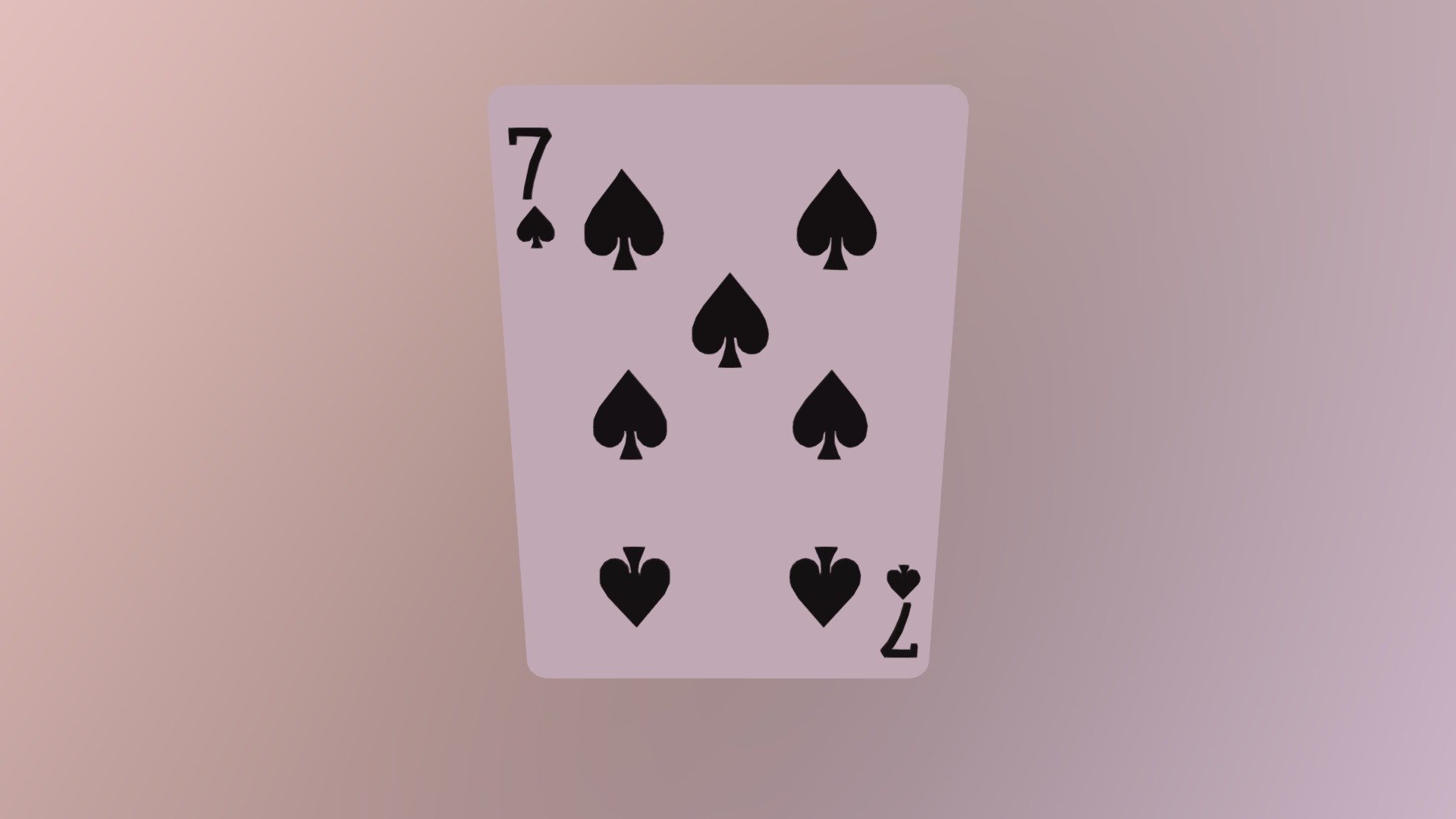 Seven of Spades - 3D model by Fakush [4ced656] - Sketchfab