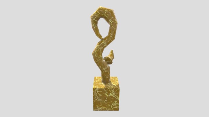 Modern Art Statue_1 3D Model