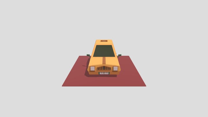 简单汽车1 3D Model