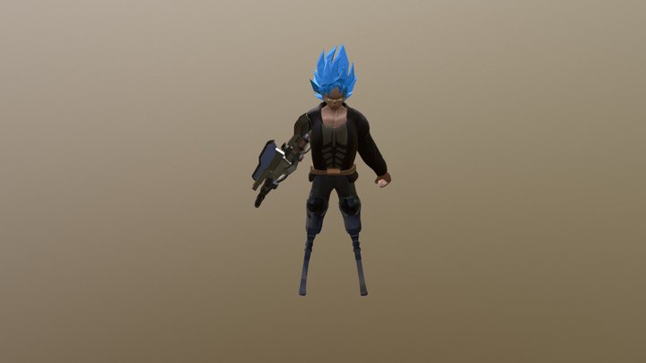 Goku Concept 3D Model