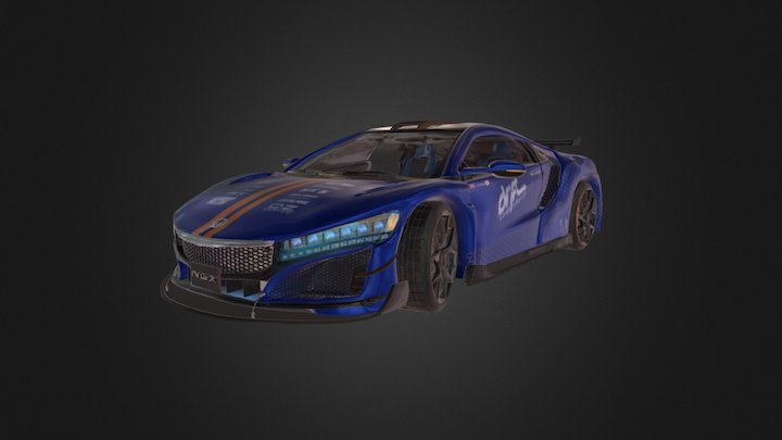 Honda NSX (2015) Mark 2 3D Model