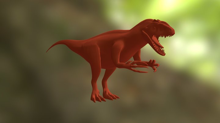 Dinosaur Base 3D Model
