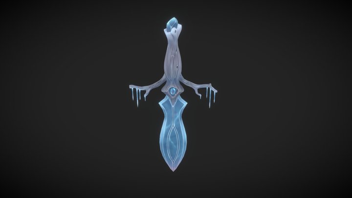 Winter Dagger 3D Model