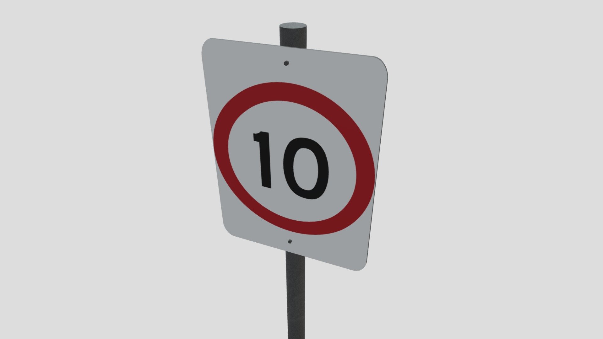 Australia Speed Limit Sign 10km/h