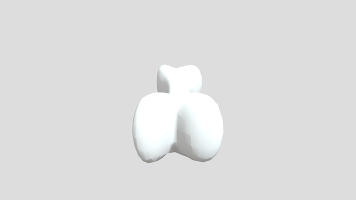 pet bowl and bone 3D Model