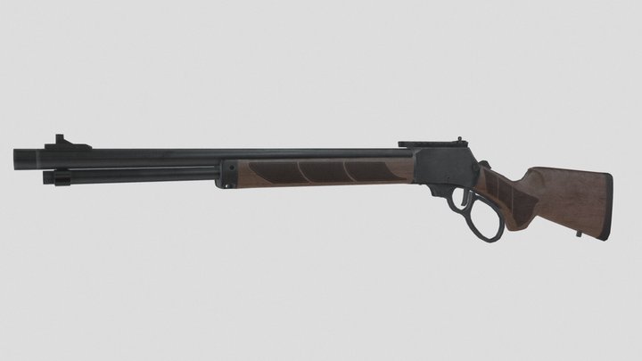 Smith & Wesson Model 1854 3D Model
