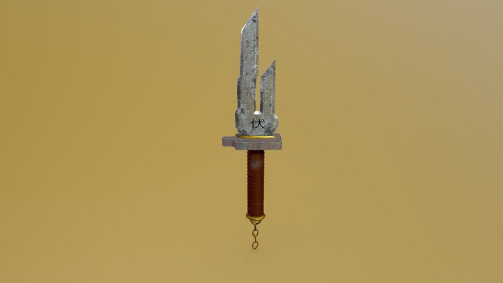 Inverted spear of heaven 3D Model