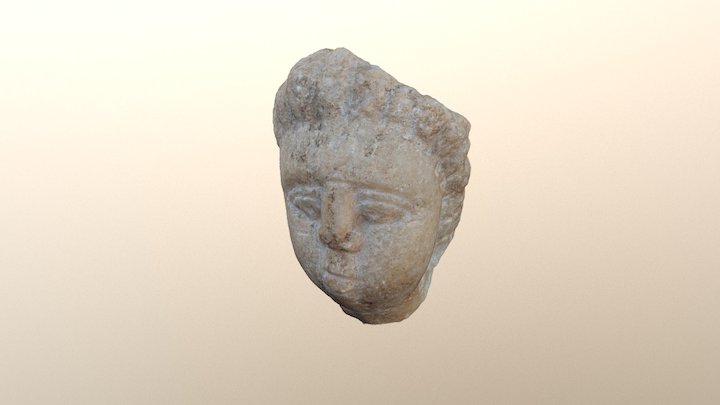 Carved Head 3D Model