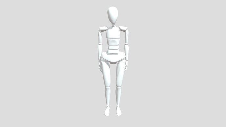 Marcha para frente/atrás Biomecânica 3D Model
