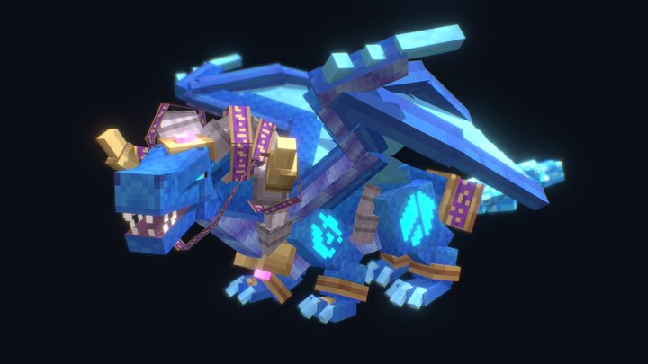 World of Warcraft Tarecgosa - Blockbench 3D Model