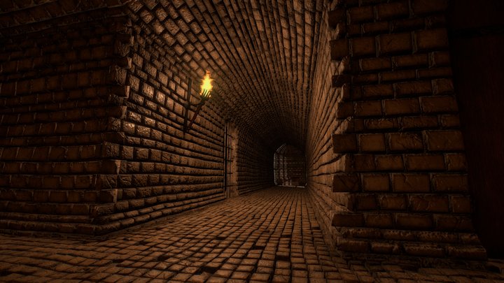 Medieval Underground Dungeon - Modular Asset Kit 3D Model