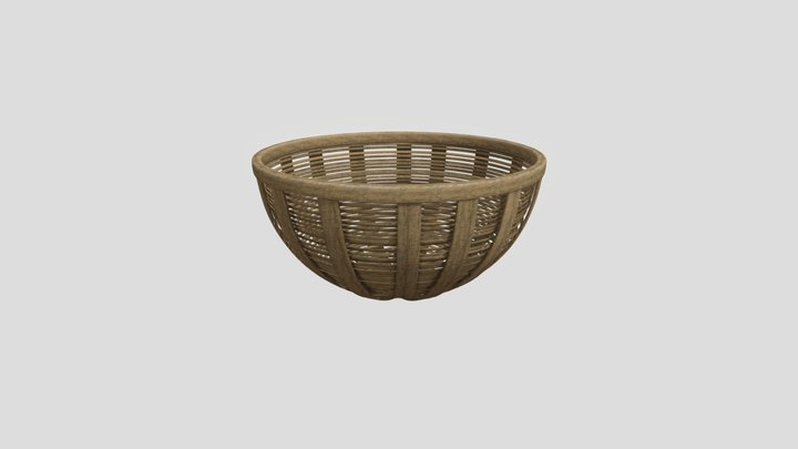 Village Tokri basket 3D Model 3D Model