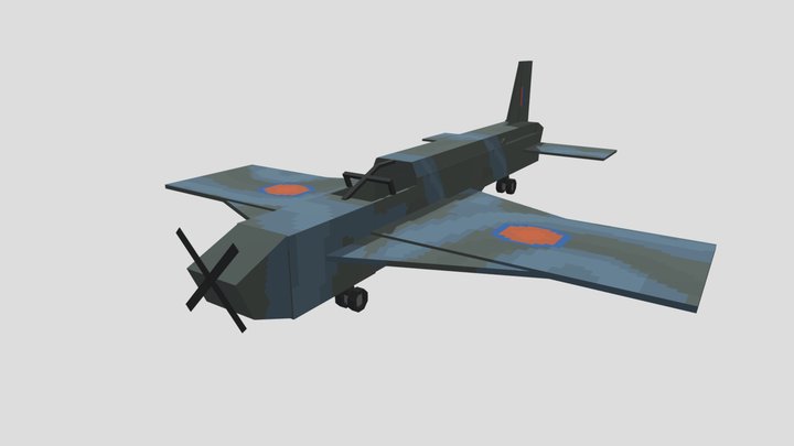 Spitfire LowPoly 3D Model