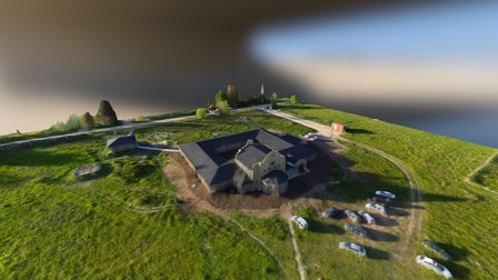 Casa de Retiros FSSPX - La Reja 3D Model